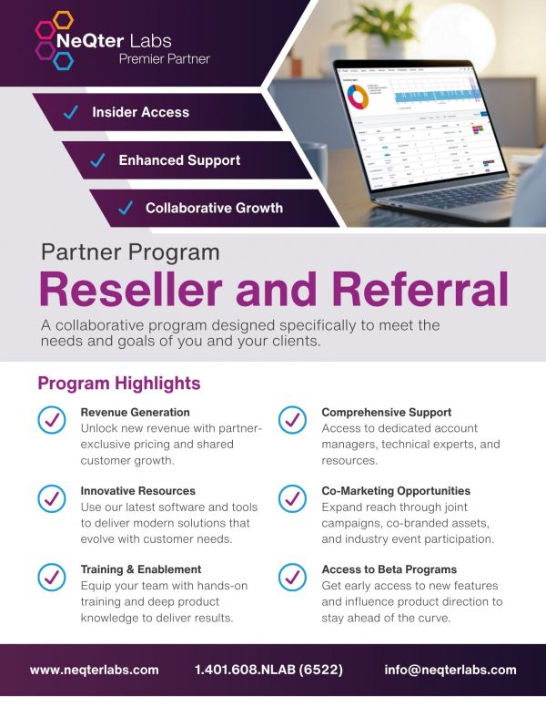Reseller and Referral Flyer